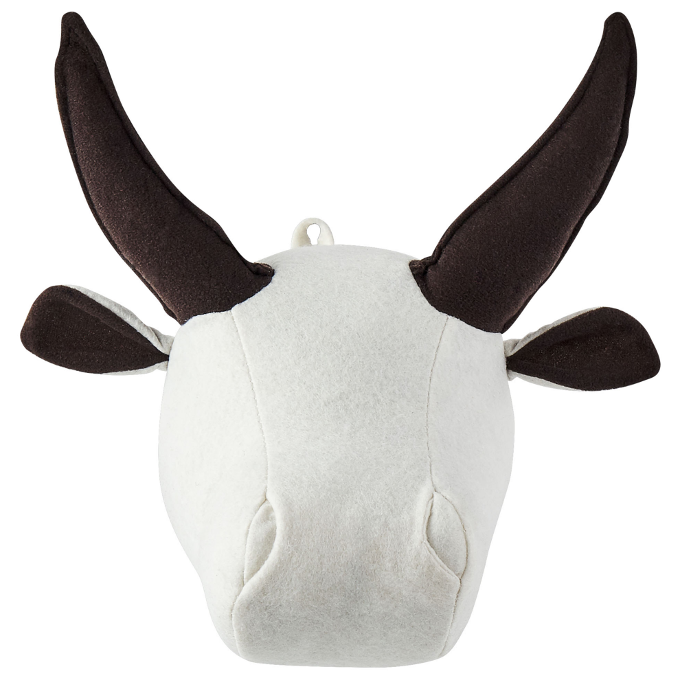Kids Wall Decor Bull GEOFFREY Cotton 24 cm White
