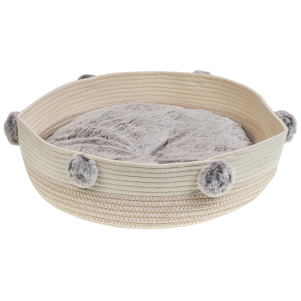 Pet Bed ORTACA Cotton Light Beige