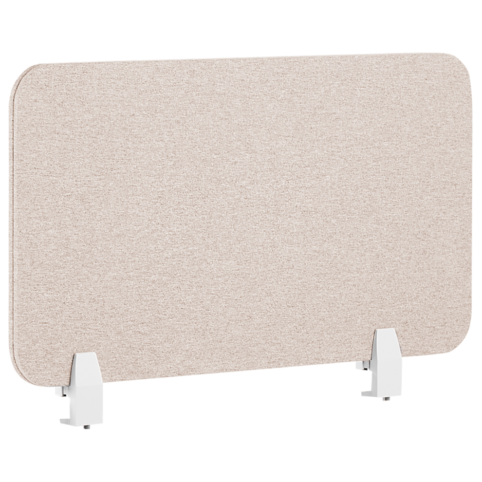 Desk Screen 72 x 40 cm Beige WALLY