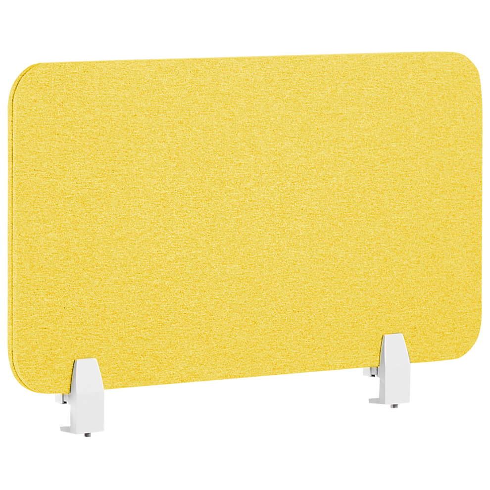 Desk Screen 80 x 40 cm Yellow WALLY