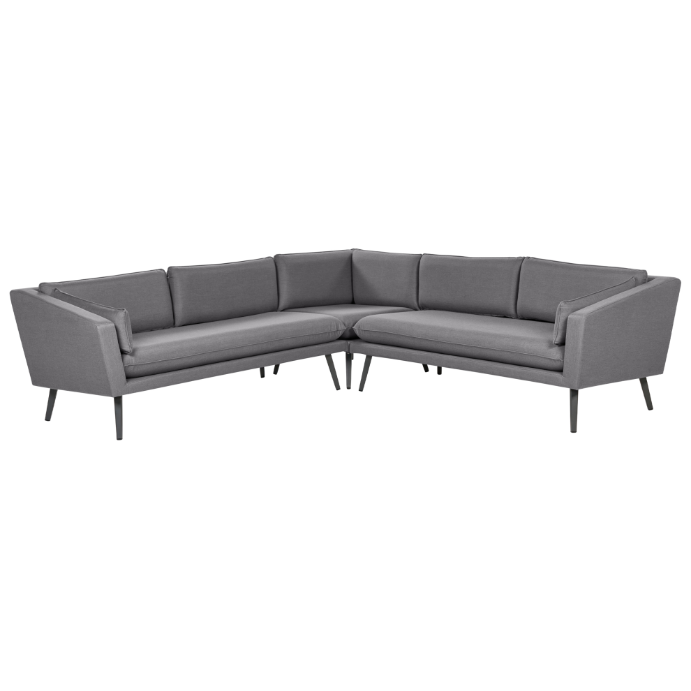 Garden Corner Sofa 5 Seater LORETELLO Grey