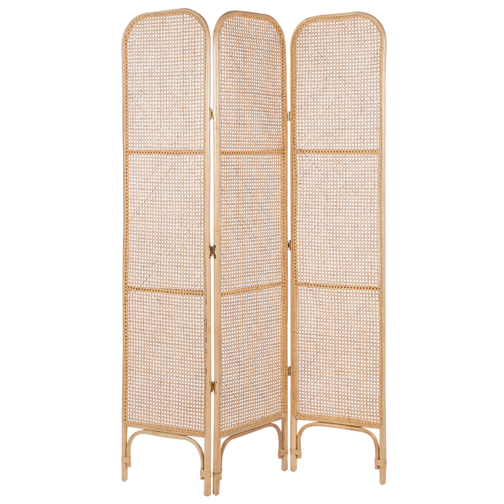 3 Panel Room Divider POTENZA Natural 105 cm 180 cm