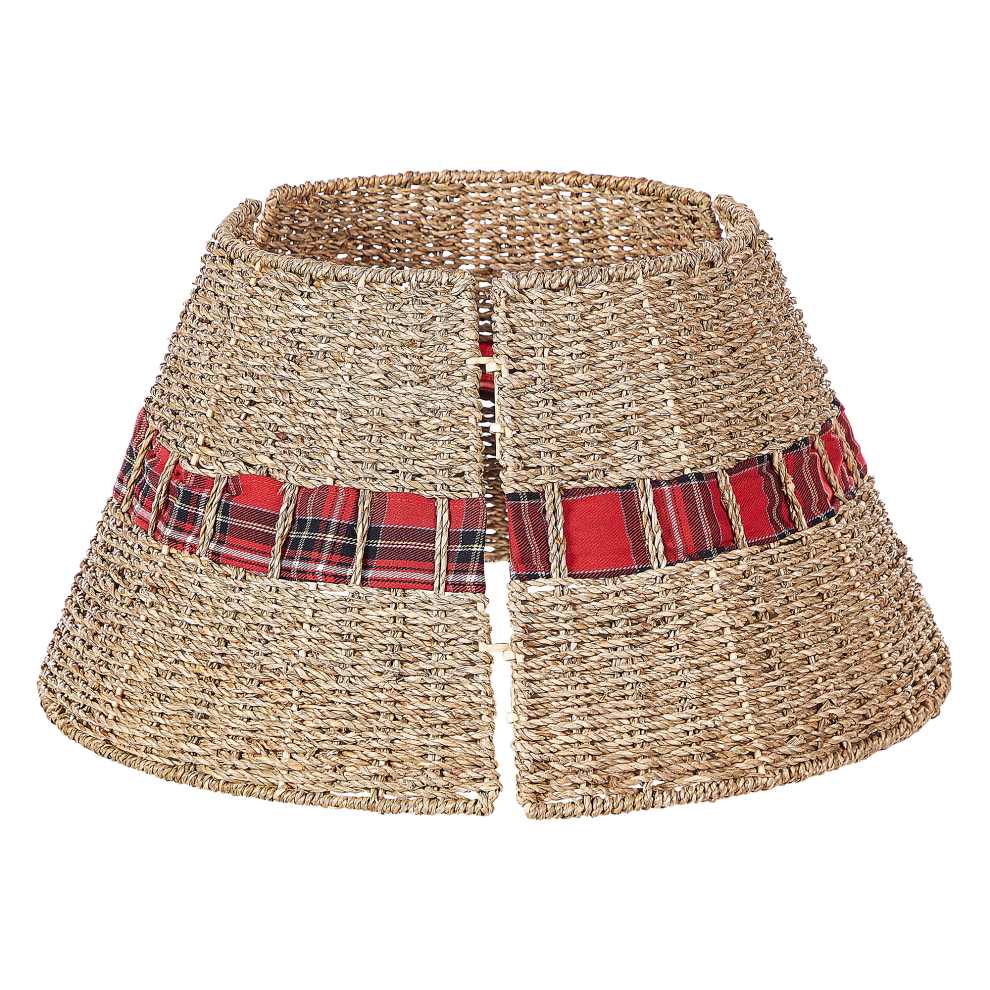Christmas Tree Collar MARCHE Seagrass Natural 45 cm