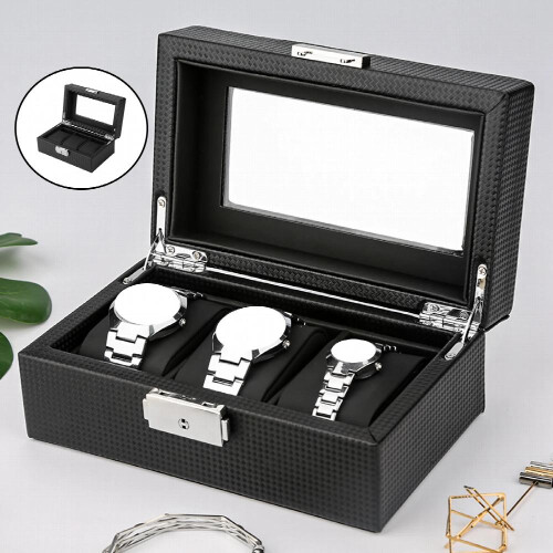 Ρολόι Box Μεταλλικές μεντεσέδες Συλλογή Organizer για έξυπνα ρολόγια Συσκευασία 2