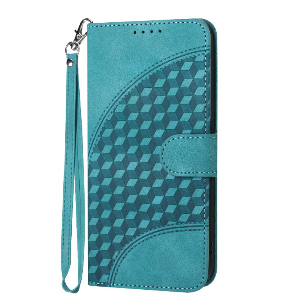 Photos - Case   For Tecno SPARK 20/20 Pro Magnetic Card Holder Geometric Pattern Flip Business Shockproof Leather  PU Leath(Green)