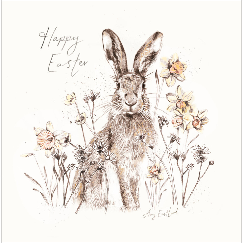 National Trust Happy Easter Hop Into Spring Easter Charity Greeting Card