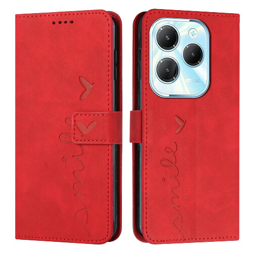 Case For Infinix HOT40/40pro Side Buckle Full Protection PU Leather Shockproof Flip Cover Card Insertion