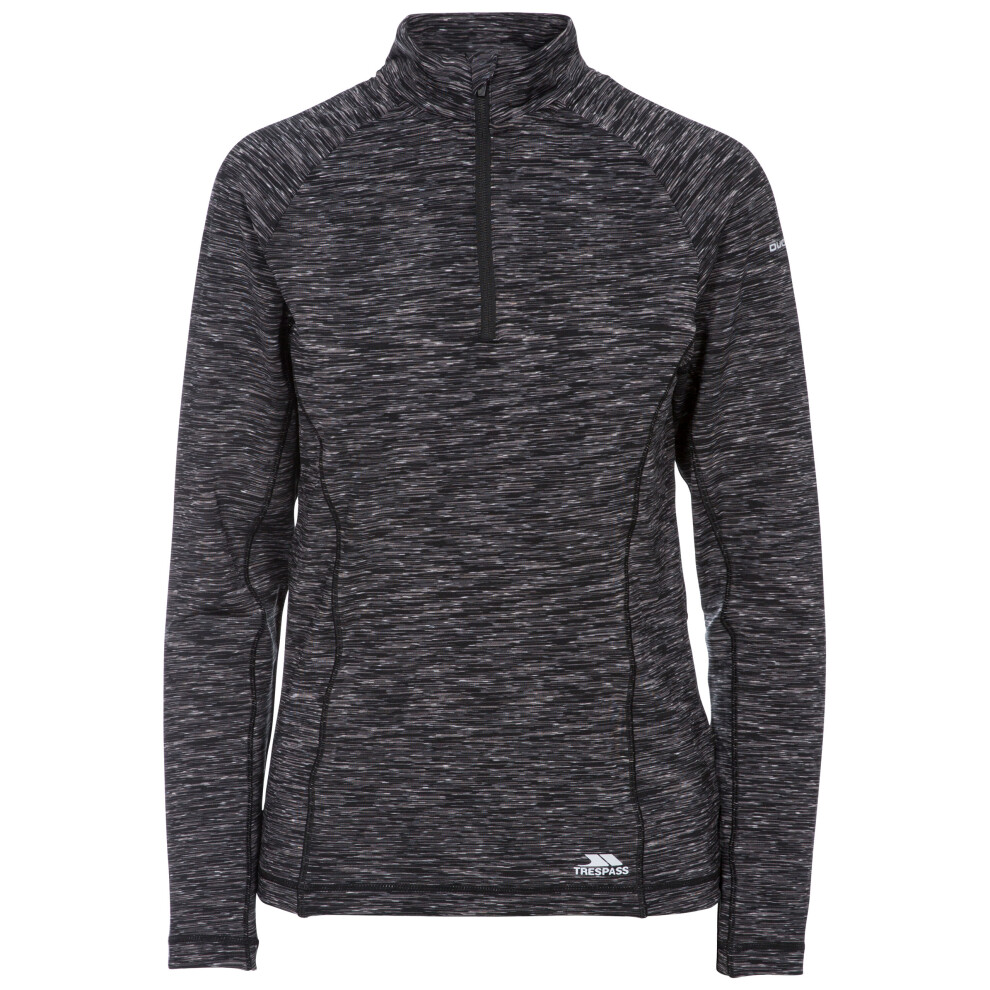 Trespass (16, Marl) Womens Long Sleeve 1/2 Zip Pullover Edith Grey