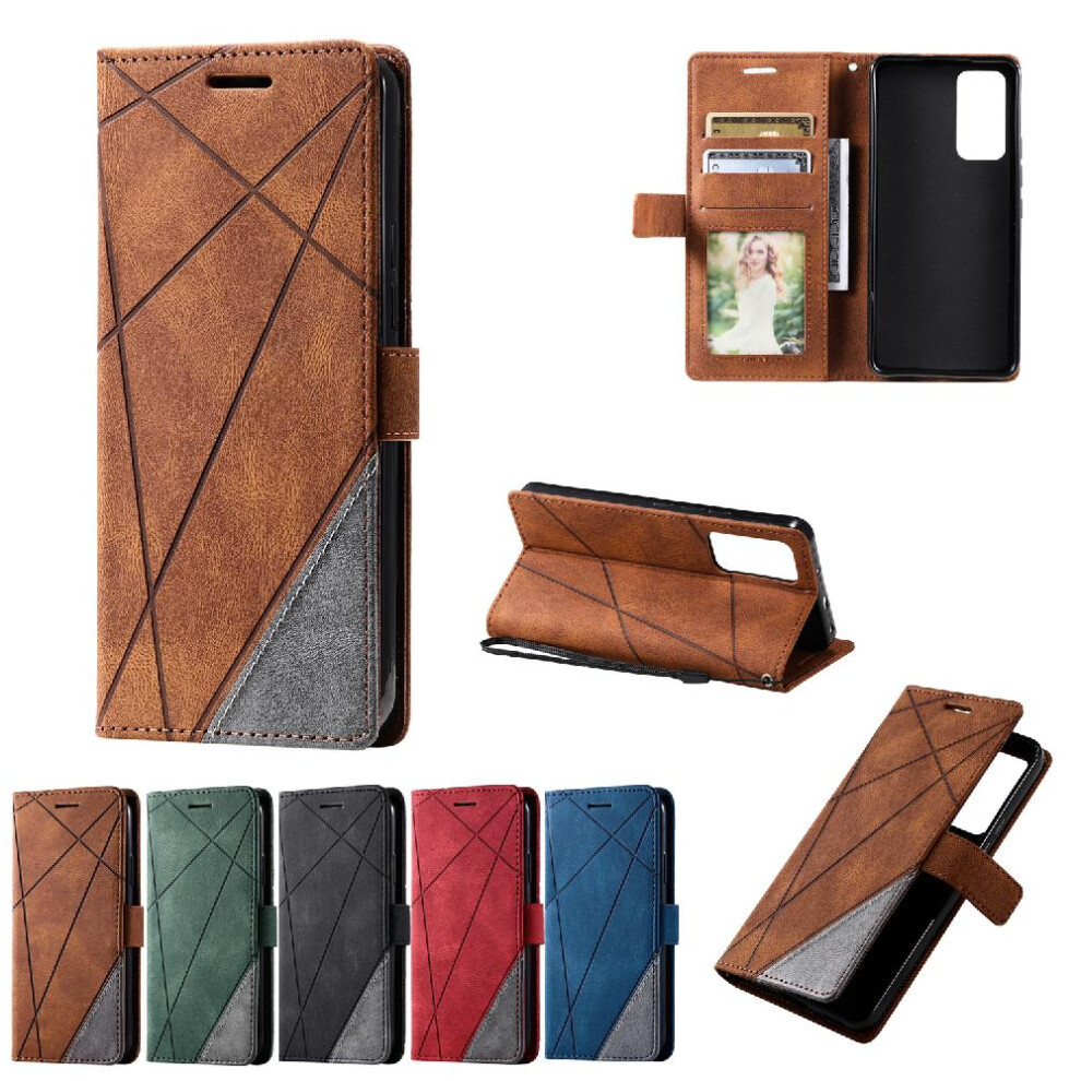 (Brown) Case For Xiaomi Redmi K50 Ultra Shockproof Magnetic Card Holder Kickstand Wallet Flip Folio Pu Leather Brown 764762581350