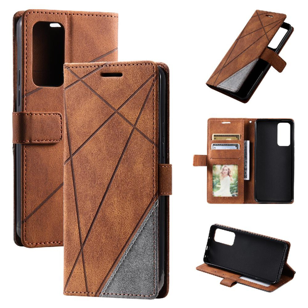 (Brown) Case For Xiaomi Redmi 11 Prime 4G Card Holder Kickstand Magnetic Pu Leather Wallet Flip Folio Shockproof Brown 764762581404