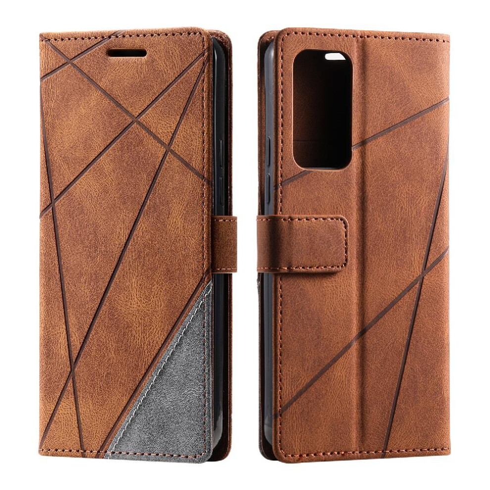 (Brown) Case For Xiaomi 12 Lite Card Holder Kickstand Wallet Flip Folio Magnetic Shockproof Pu Leather Brown 764762581459