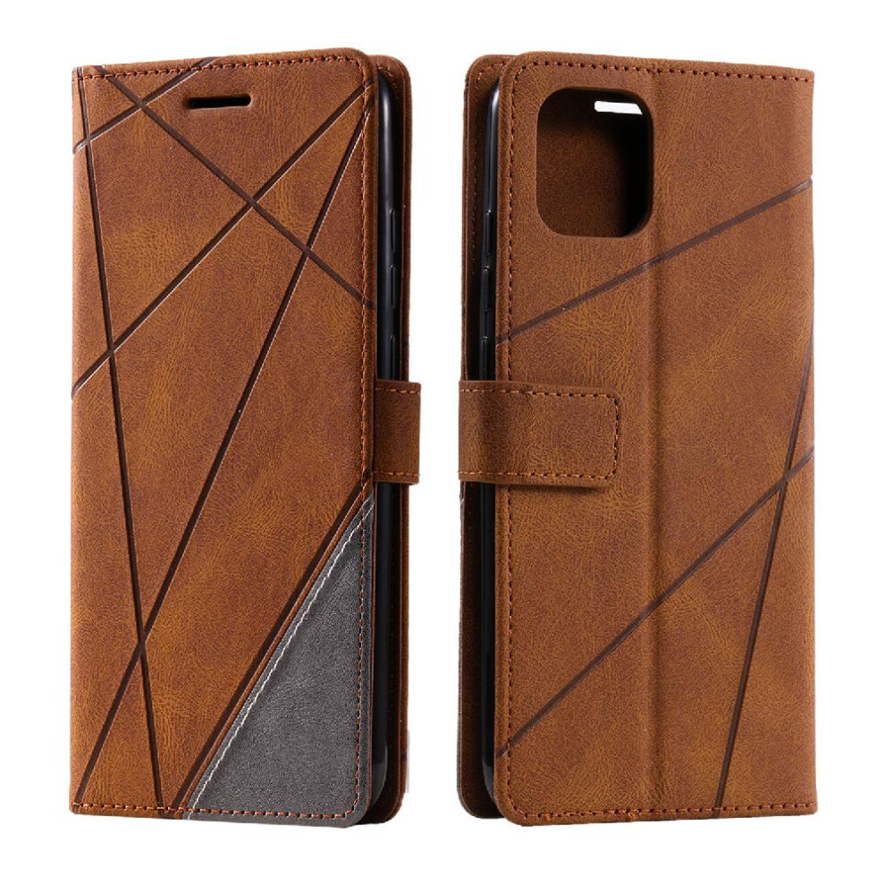(Brown) Case For Xiaomi Redmi A1 Wallet Flip Folio Shockproof Card Holder Kickstand Pu Leather Magnetic Brown 764762581565