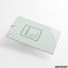 PK007 hang tag tag clothing embossed paper hang tag foil two-pieces type hangtags paper tags
