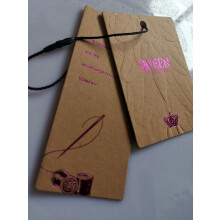 DHYB-4 printed hangtag/clothing hang tag/customized hang tags for clothing/bags