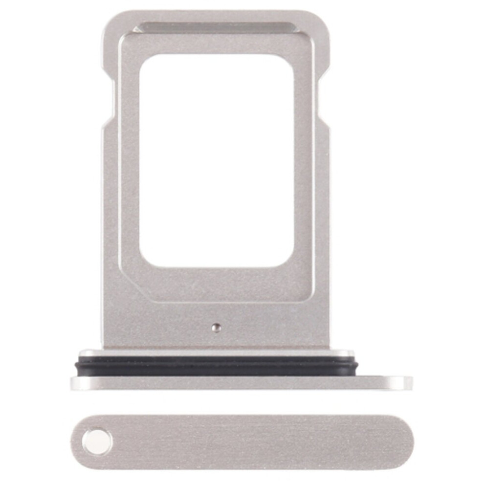 Sim Tray Compatible With Iphone 15 Pro In Titanium White 7865575274941