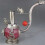 Chinese Old Antiques Red Jade Tibet Silver Pipe Leading 1