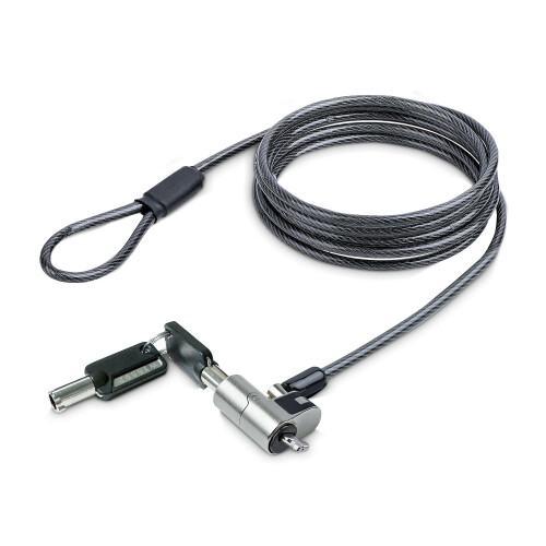 StarTech.com StarTech.com Nano Laptop Cable Lock, 6ft (2m), Anti-Theft Keyed Lock, Security Cable Locks Nano Slot Computers, For HP E