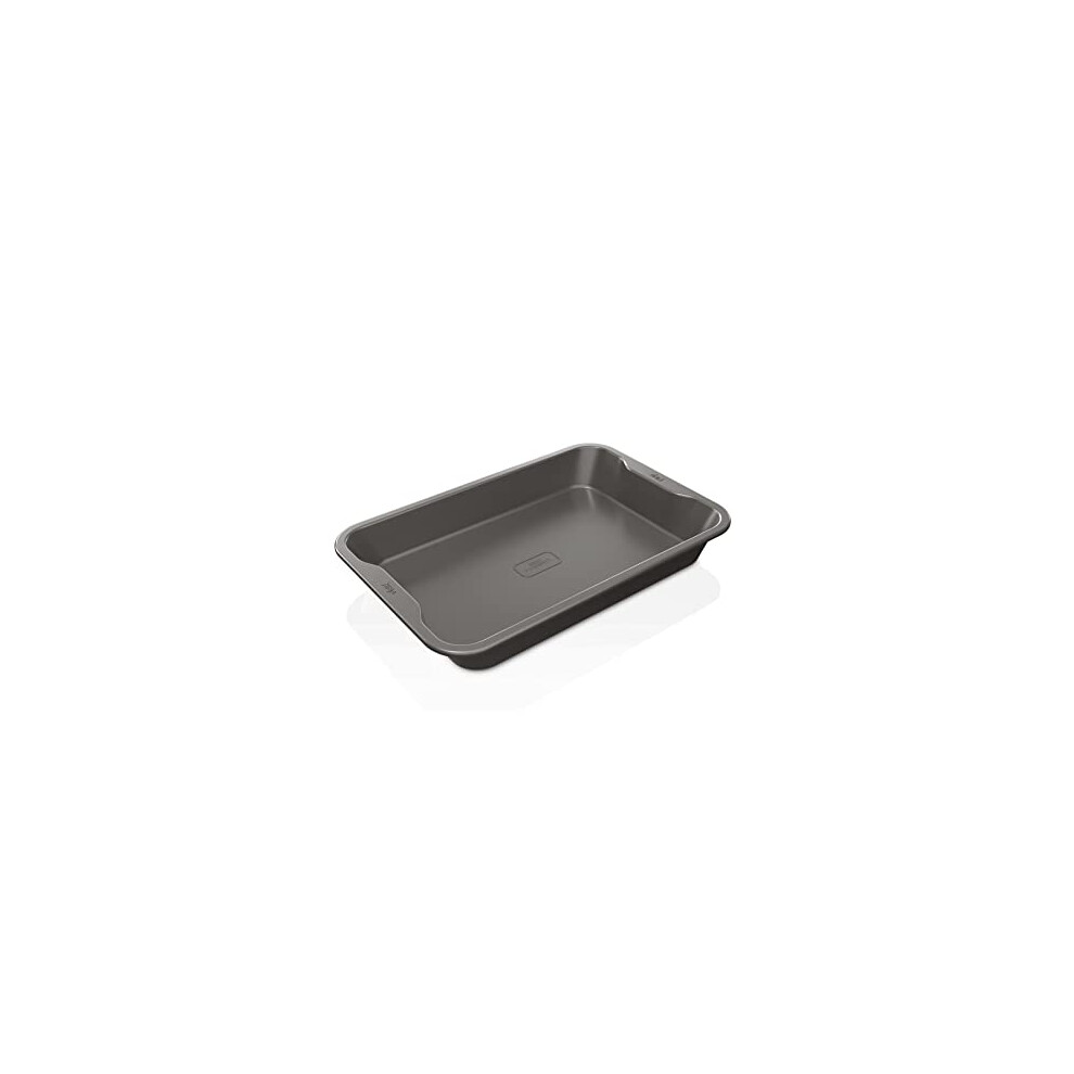 Ninja Foodi ZEROSTICK Roasting Tin 23cm x 33cm, Non-Stick, Long Lasting Heavy Duty, Roasting Tin made from Aluminised Steel, Grey B30613EUUK