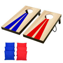 GoSports Juego de Cornhole Portátil 2 ft x 1 ft con 6 Sacos de Frijoles - Ideal para Juego Interior y Exterior