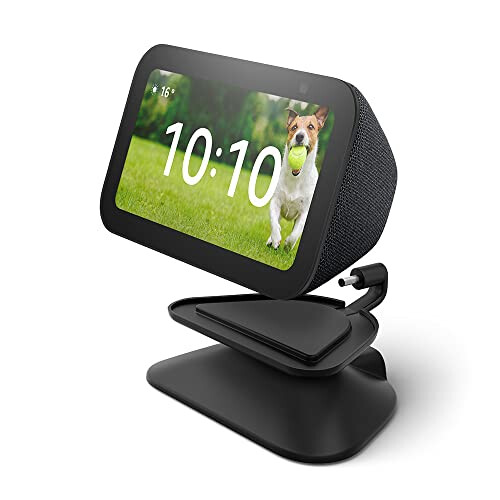 Amazon Echo Show 5 (3rd Gen) Adjustable Stand with USB-C Charging Port | Charcoal 2
