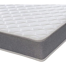 eXtreme comfort ltd Cooltouch Essentials Grey 18cms Deep Hybrid Spring & Memory Foam Value Mattress, 3ft Single (3ft x 6ft3, 90cm x 190cm)