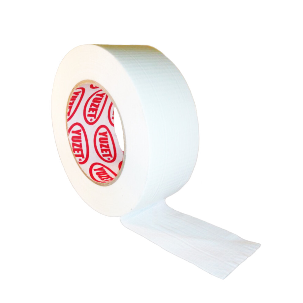 12 Rolls 48mm x 50m White Yuzet Premium Gaffer Tape Cloth Gaffa Duck Duct Waterproof