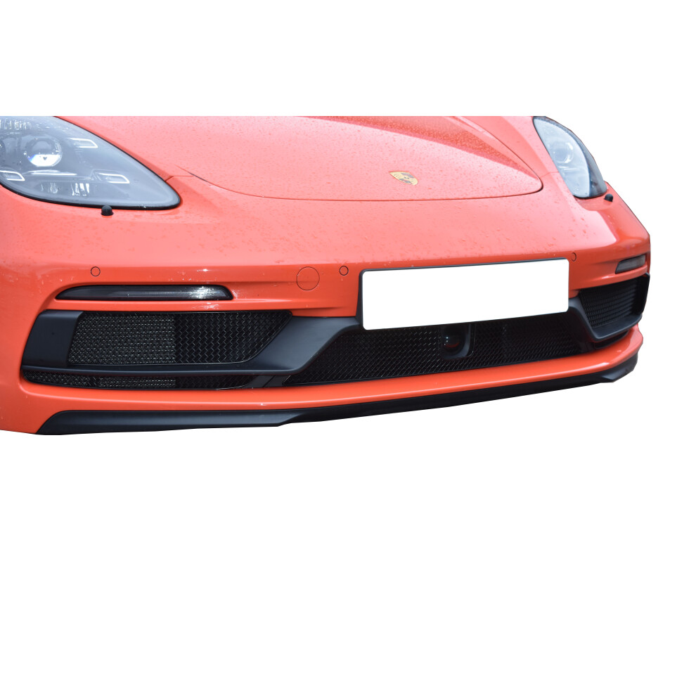 (Black) Porsche 718 Boxster / Cayman Gts (Acc) - Front Grille Set (2018 - ) Black 5060468072389