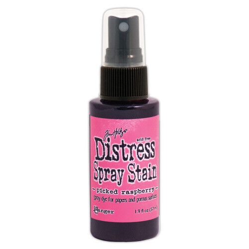 Tim Holtz Distress Spray Stain 1.9oz-Picked Raspberry TSS-42396