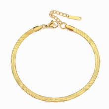 14k 4MM Snake Chain Anklet Womens/Girls Beach Chain Stainless Steel Anklet Summer Ankle Straps Accessories Gift