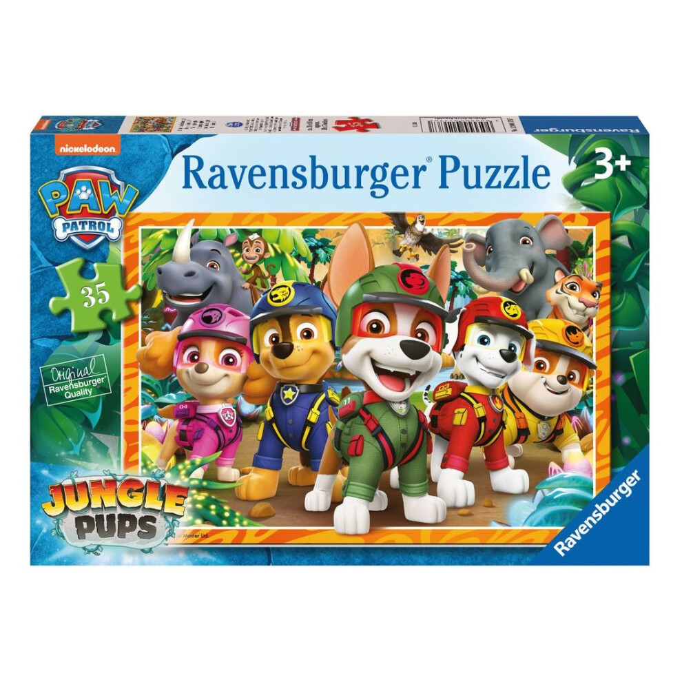 Paw Patrol Jungle Pups 35 Piece Jigsaw Puzzle