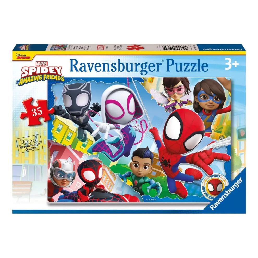 Ravensburger Spidey And His Amazing Friends 35 Piece Jigsaw Puzzle