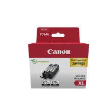 Confezione da 2 cartucce d'inchiostro XL CANON PGI-570XL BK - NERO