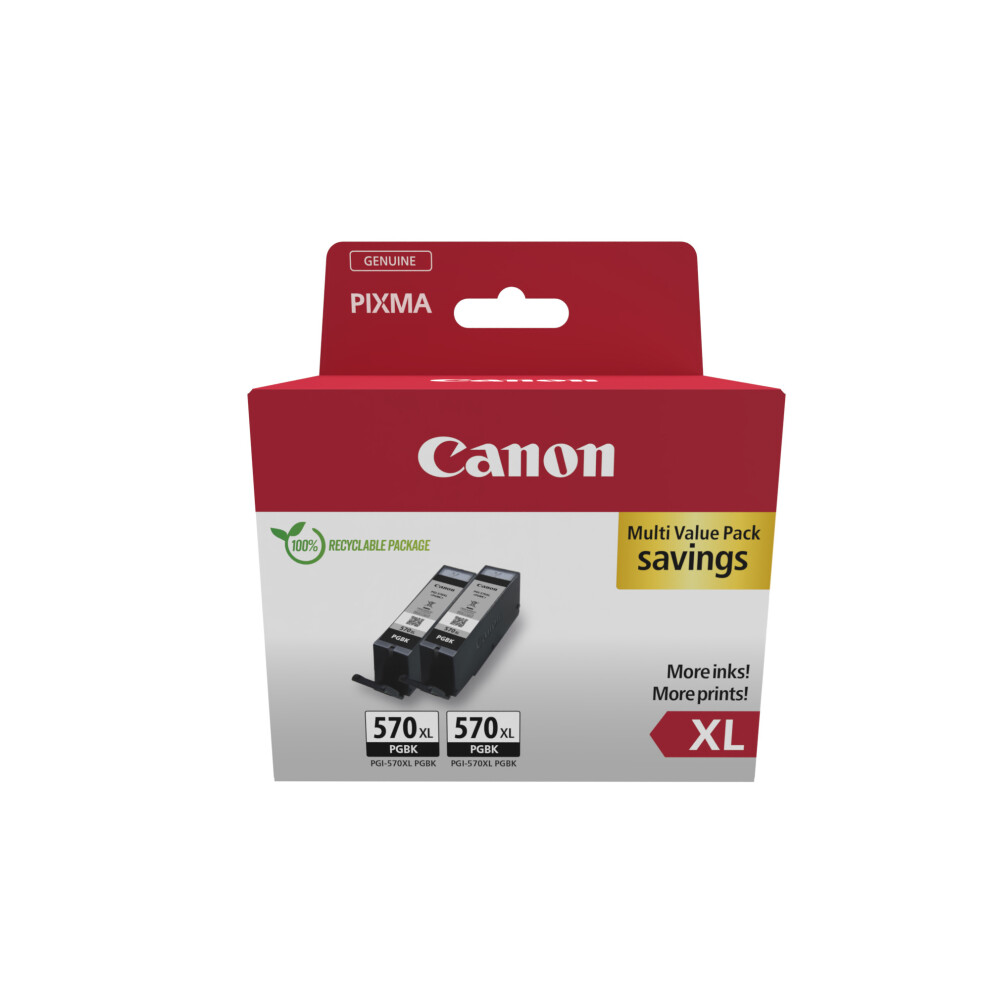 Canon Pgi-570Xl Bk Twin Sec
