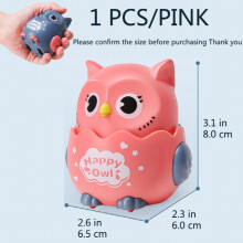 Press & Go Cartoon Owl Educational Toys Perfect Gift for 1 3 Year Old Boys & Girls