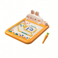1pc Childrens Magnetic Pen Drawing Board Educational Toys Early Education Thinking Enlightenment Stone Bead Puzzle Toys For Baby 3 Years Old Christma