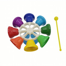 Percussion Instrument Melody Bell Hand Bell Orff Turn Clock Eight tone Lesson Bell