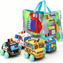 Pull Back Cars For Toddlers Car Toys For Kids Soft Toy Cars For Baby With Map Toddler Car Toys Soft Plush Toys For Toddler Pull Back Vehicles
