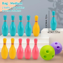 Bowling Toy Interactive Leisure Indoor And Outdoor Sports Games Play House Mini Bowling Toy