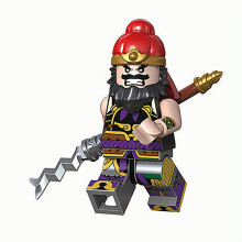 1pc Chinese Antiquity Figure Building Block Toy Ancient Hero Series Figure Toy Desktop Ornament Model Mini Building Block Figure