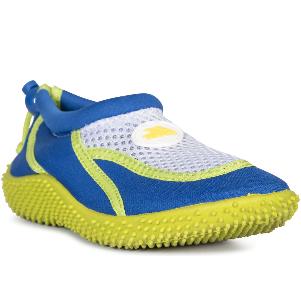 Trespass (8K Uk, ) Kids Squidder Slip On Breathable Beach Surf Aqua Water Shoes - Blue