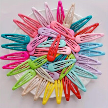 20pcs 1 97inch Hairpin Water Drop Shape Clip Random Stainless Steel Hair Accessories