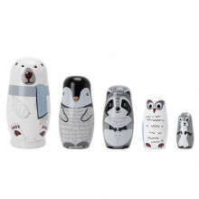 Nesting Dolls Wooden Gift Boxes Birthday Painted Matryoshka Nesting Dolls Wedding Decorations Party Decorations Room Decorations Bear