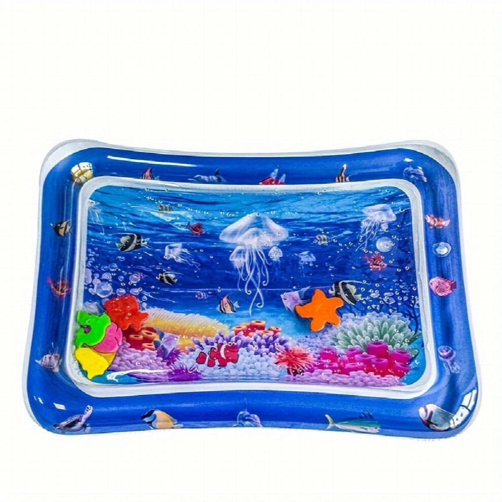 1pc Inflatable Water Mat For Infants And Toddlers Fun Activity Center For Tummy Time And Stimulation Growth Christmas Halloween Thanksgiving Gift