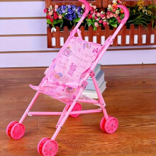 1pc Doll Stroller Nursery Furniture Toys Dolls Carriage Foldable With Doll For 30 Doll Mini Stroller Toys Gift