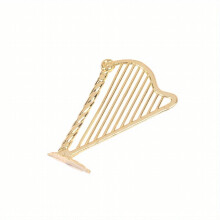 Dollhouse Harp Model Dollhouse Musical Instrument Toy Doll Music House Bar Decor
