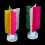 1PC Colored Goose Feather Shuttlecock 5