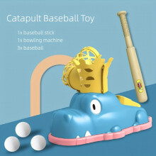 Sports Kids Baseball Pitching Machine Baseball Batting Machine Baseball Toy For Boys And Girls Outdoor Sports Toys
