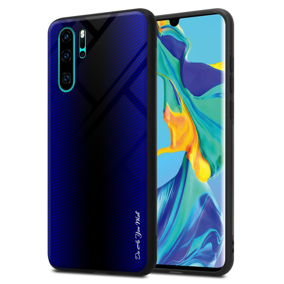 (COBALT PURPLE) Cadorabo Case for Huawei P30 PRO Cover Protection back case TPU Silicone