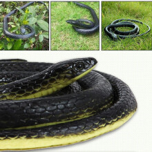 Realistic Rubber Snake Model 50 Inch Long Halloween Fools Prank Toys