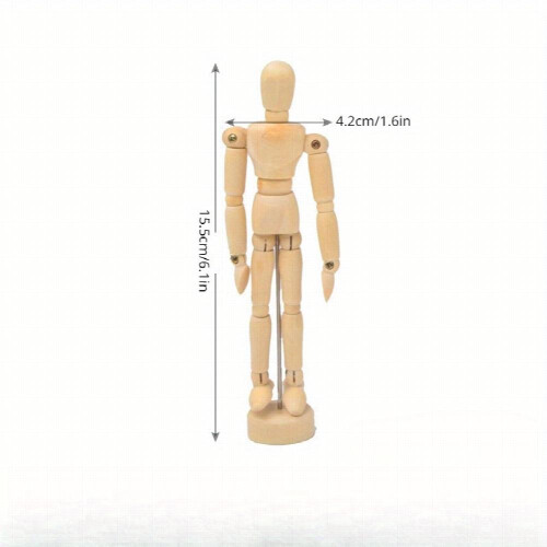 Wooden Figurines For Art And Painting 13 97 Cm Flexible And Movable ...